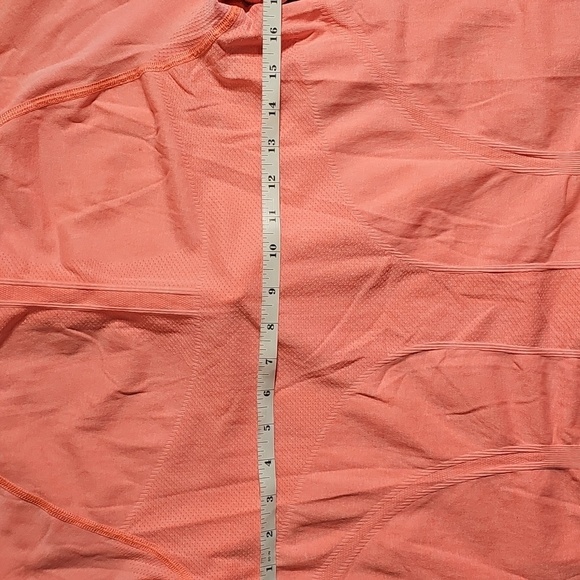 Womens Athleta Lightweight Vibrant Coral Quarter-Zip Top XL - Picture 5 of 6
